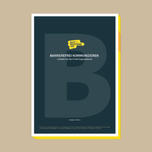 E-Book: Barrierefrei Kommunizieren – Leitfaden für Non-Profit-Organisationen